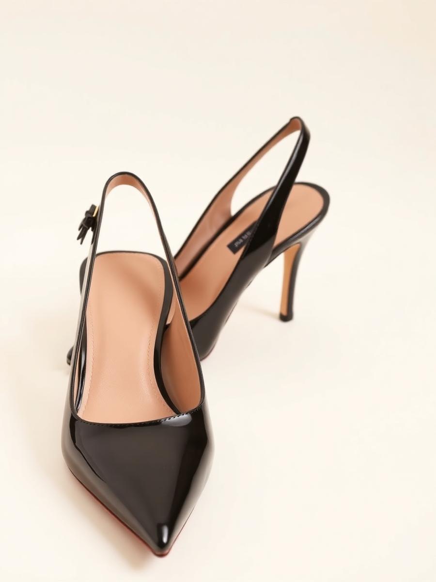 Ìtàn Slingback 90 — Patent leather pump
